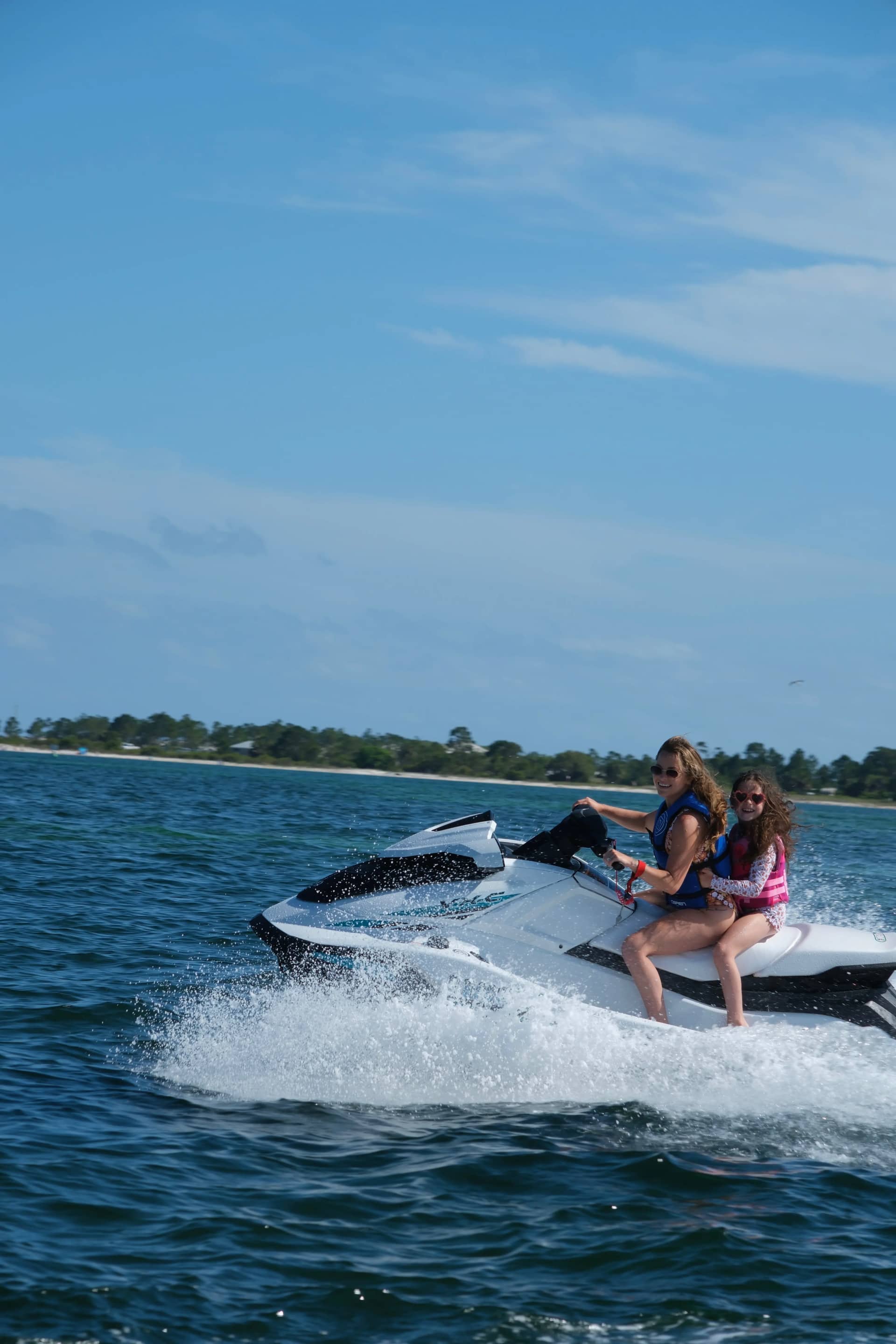 Fort Walton Beach jet ski rental on Choctawhatchee Bay